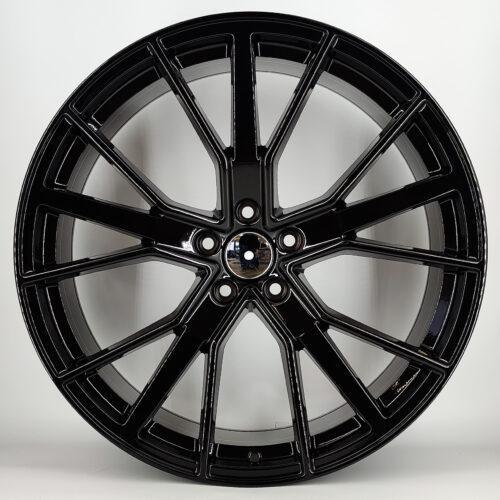 22″ sq7 style alloy wheels 5×112 black 300